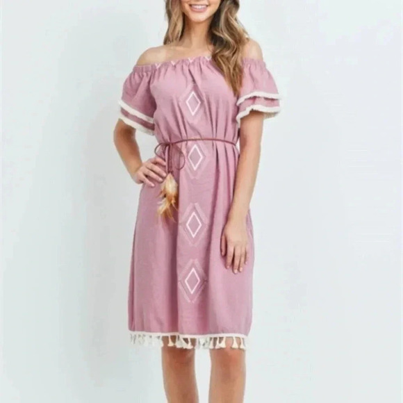 MAUVE DRESS - Picture 2 of 6